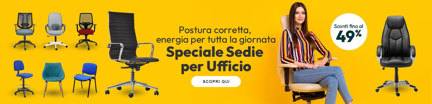 Speciale Sedie Ufficio sconti fino al 49%
