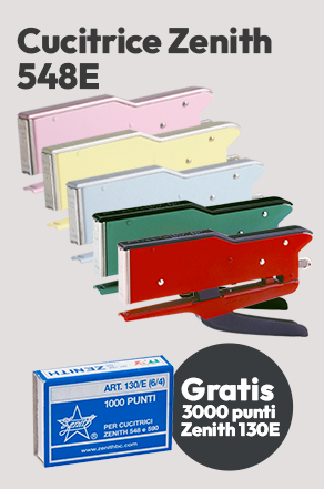 Cucitrice Zenith 548E GRATIS 3000 punti metallici