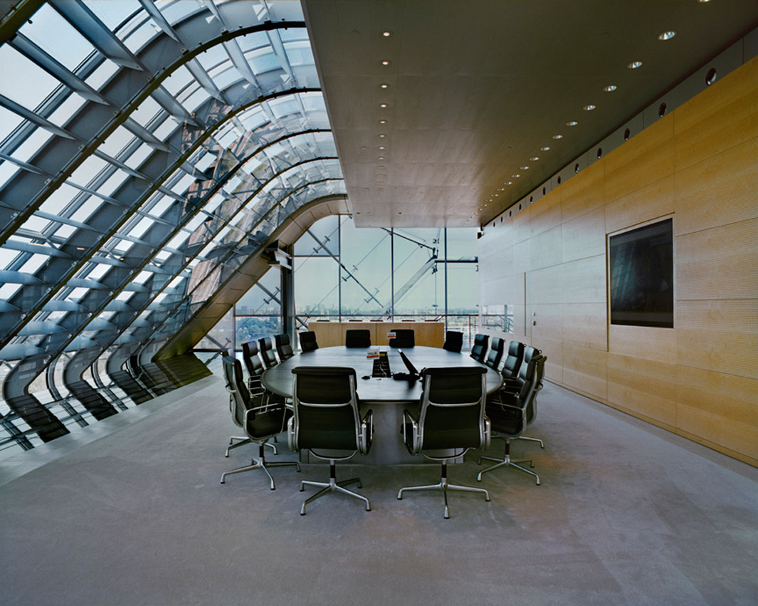 The meeting table of the Board of Directors of ING Group Amsterd